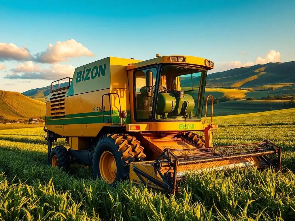 Ile waży kombajn Bizon? Sprawdź specyfikacje i dane techniczne
